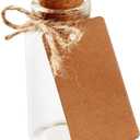 Small Glass Bottles with Cork Stoppers, Mini Vials Cork, Tiny Glass Jars for Favors Wedding Party Supplies DIY Crafts, Baby Shower Favors, School Projects (48)