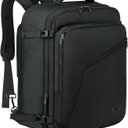 MATEIN 45L Travel Backpack, Large Carry on Backpack for Men Women, Water Resistant Lightweight Expandable Daypack, Business Weekender Backpacks, Gifts for People who Travel, Black