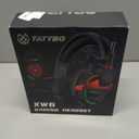 Tatybo PC Gaming Headset with Mic for PS5 PS4 Xbox, USB Headset with 7.1 Surround Sound, Wired 3.5mm Headphones, RGB