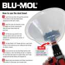 Disston E0215000 Blu-MOL RemGrit Collapsible Hole Saw Accessories Dust Bowl, for Installing Recessed Lights and Works with All Hole Saws