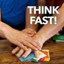 QUOKKA Family Word Games for Adults and Kids - Guess-in-Seconds Fun Spelling Slap Card Game for 2-6 Players - Hilarious Board Game for Family Night Ages 7+ to Make Your Brain Go Bananas