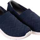 REVITALIGN Women's Wayfarer Slip-on Sneaker (8, Black)