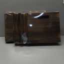 Wooden Crates 2 Pack, Rustic Handmade Wood Crate with Handles, Durable Large Wooden Crates for Display & Decor, Brown (16"x11.9"x10.3")