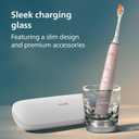 Philips Sonicare DiamondClean Smart 9500 Electric Toothbrush - Sonic Toothbrush with App, Pressure Sensor, 15 Brushing Settings, Replacement Reminder, USB Charging Travel Case, Pink, Model HX9923/21