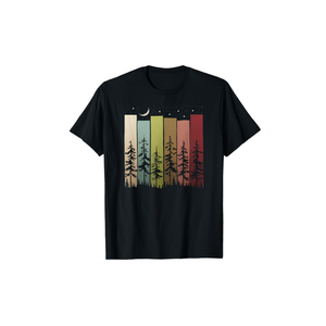 Trees Nature Mountains Adventure Outdoor Wildlife Forest T-Shirt L Size