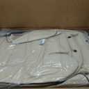 EKR Sienna Seat Covers for 2011-2020 Toyota Sienna XLE,Limited,Limited Premium,7 Seats,2nd Row Captain Seats W/Legrest,Seat Covers for SUV,Automotive Seat Cover Full Set-Three Row,Leather (Beige)