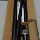 Black Shower Curtain Rod 36-84 Inches (3-7ft) Non Rust Adjustable Shower Rod Spring Tension Non Slip No Drilling Stainless Steel Shower Rods for Bathroom Window