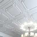 Art3d Drop Ceiling Tiles 24x24 in White (12-Pack, 48 Sq.ft), Wainscoting Panels Glue Up 2x2 (24"x24")