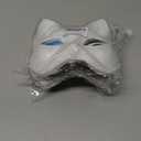 Pack of 2, DFLU Cat Therian Mask Kit with Fur and Eye Mesh, Blank DIY Therian Gear Stuff Masks Base to Paint
