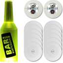 12Pcs LED Coaster, LED Sticker Lights, LED Bottle Lights Cup Holder Lights for Liquor Bottle, Bottle Sparklers for Champagne, Party, Bar, Cold White
