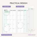 9 x Pocket Calendar 2026-2027 for Purse,Small Pocket Planner 2026-2027 for Purse 3.56.5In,24 Month Organizer from Jan 2026- December 2027 Mini Planner with Pvc Cover for Organizing & Planning (Lavender)