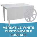 20" – 25 1/2" Party Cart Cardboard Table Decorating Cutouts Kit - 3 Pieces