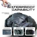 3 in 1 Camera Backpack, Camera Bags for Photographers Large Capacity Camera Case full Waterproof, 19inch Laptop Compartment Compatible for Canon/Nikon/Sony/DJI Mavic Drone (Gym and Travel)