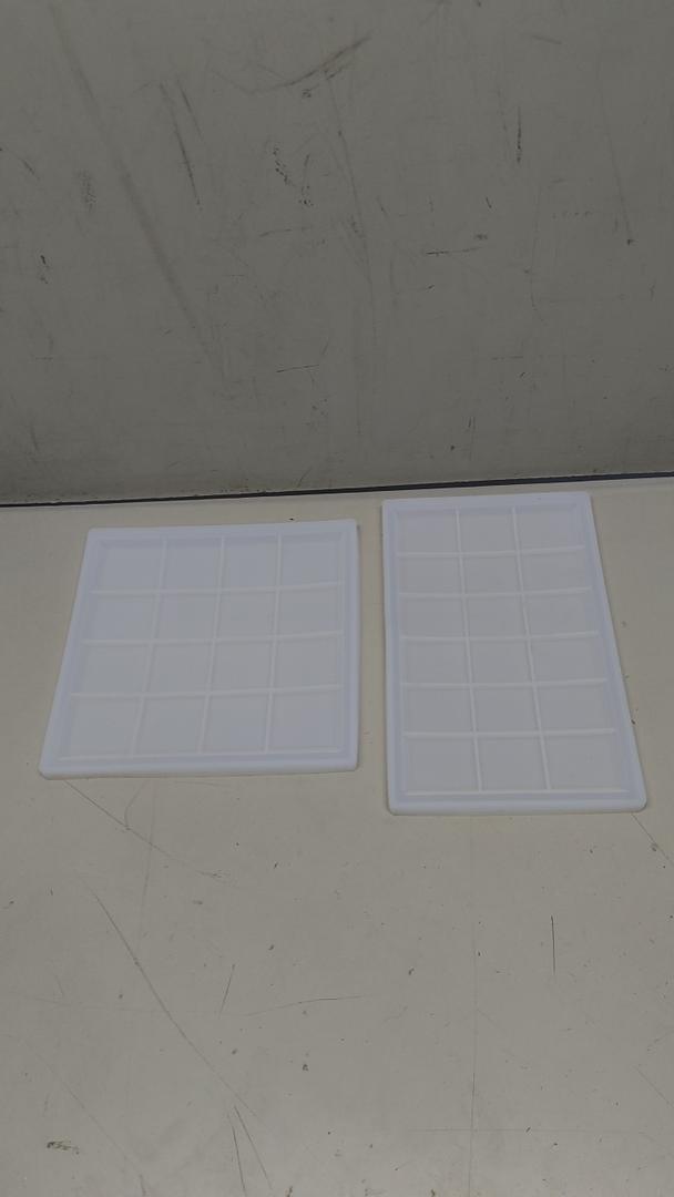 1pcs 3x6 Mold & 1pcs 4x4 Mold (2"x2") Squares in Each Mold