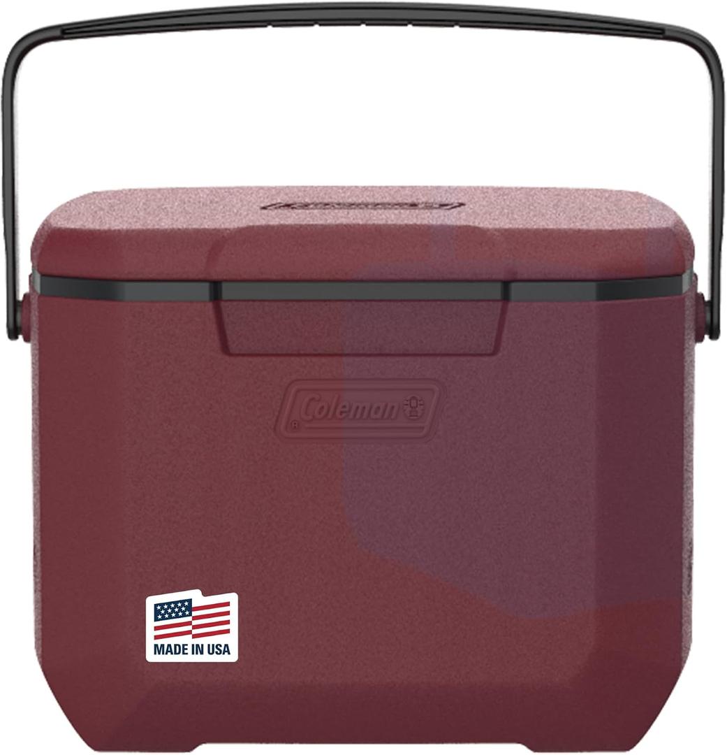Coleman Chiller 9/16/30/48/60qt Cooler with Ice Retention, Leak Resistant, Great for Camping, Concerts, Sports, and More, 16qt