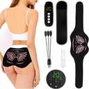 Hip Trainer, Wearable ABS Stimulator Butt Lifting Machine, EMS Muscle Stimulator for Lifting HIPS, 8 Modes & 20-Level Intensity Booty Trainer for Women TENS