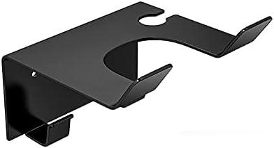 Hair Dryer Holder Wall Mount Blow Dryer Hanger Stand Rack Countertop Hair Dryer Bracket Hair Tool Organizer StorageBlack