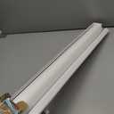 ChrisDowa Cordless Zebra Blinds for Windows, Dual Layer Free-Stop Light Filtering Window Roller Shades, Pull Down Privacy Zebra Shades for Home, Office, Bedroom, Door (33" W x 72" H, White)