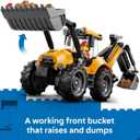 LEGO City Yellow Backhoe Loader 60480