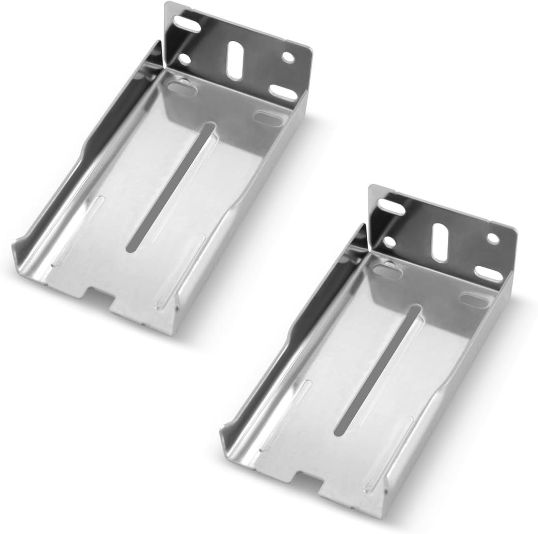 Rear Mounting Brackets for Full Extension Ball Bearing Drawer Slide Width of 1.77 inch (45mm) Drawer Rails Bracket Face Frame Install