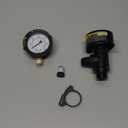 Manual Air Relief Valve for Pool and Spa Filters, Pool Filter Air Relief Valve with Pressure Gauge Replacement, Air Relief Valve for Pool Filter, Includes Gauge Plug, Pressure Gauge, O-Rings, Clips.