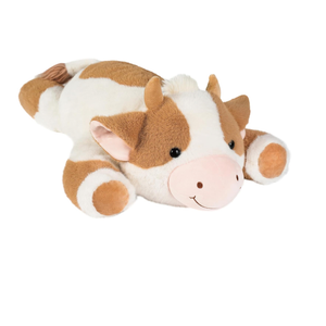 Weighted Stuffed Animals Cow - Stuffed Animal Toy Pillow for Kids & Adults, 5 lbs Ultra-Soft Washable Weighted Plush