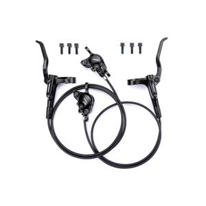 ShimanoOEM MT200 Hydraulic Brakes, 2 Piston Left Front 800mm Right Rear 1500mm MTB Hydraulic Brakes, Dual Disc Brakes Fit 160mm / 180mm Rotors Hydraulic Disc Brakes
