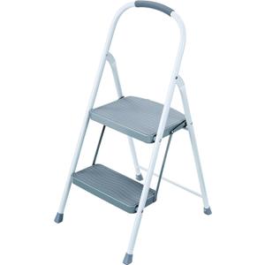 Gorilla Ladders GLS-2CS-2 2-Step Compact Steel Step Stool, 225 lbs. Load Capacity Type II Duty Rating