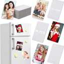 40 Pcs Sublimation Blank Magnets, 3.5 x 2.5 in Personalized Fridge Magnetic Sublimation Magnets Sublimation Blanks Product Items for DIY Kitchen Microwave Office Wall Door Christmas Holiday Decorative