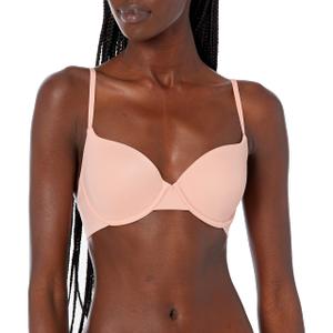 Hanes womens Eco Luxe Lightly Lined T-shirt Underwire Dhy206 T Shirt Bra, Pink Gleam, 38D US