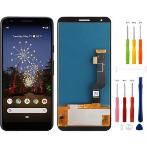 TFT Digital Display Replacement Compatible with Google Pixel 3A XL G020C G020G G020F (No Fingerprint) LCD Display Touch Screen Digitizer Assembly with Repair Tools-6inch