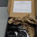 IRONZON Fingerprint Door Knob Fingerprint Door Lock with App Control Smart Door knob for Bedroom, Biometric Door Lock for Apartment Office and Garages (Black)