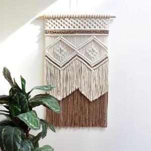 BMIDRUT Hanging Macrame Tapestry Dream Catchers Hand Woven Tapestries Boho Wall Art Decor Home Wall Decor Wall Pediment (28L" x 16W")