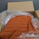 Love's cabin Seersucker Terracotta Twin XL Comforter Set, 5-Piece All Season Lightweight Bed in a Bag Bedding Set with Comforter, Flat Sheet, Fitted Sheet, Pillowcase and Sham | Soft, Breathable, Lightweight