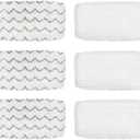 BettaWell Steam Mop Refill Pads Compatible with Bissell 1252 1606670 1543 1652 1132M 1530 11326 Symphony Hard Floor Vacuum Steam Cleaner Series (Pack of 6)