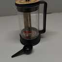 Bodum 34oz Brazil French Press Coffee Maker, HighHeat Borosilicate Glass, Black  Made in Portugal