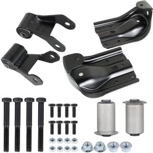 WFLNHB Rearward Leaf Spring Shackle Bracket Hanger Repair Kit Replacement for Chevy Silverado 1500 1999-2007