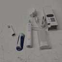 Oral-B iO Deep Clean Rechargeable Electric Powered Toothbrush, White with iO Series 3 Limited, 2 Brush Heads and Travel Case - Pressure Sensor to Protect Gums - 3 Cleaning Settings - 2 Minute Timer (Pack of 1)