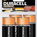 Duracell MN1300R4Z CopperTop Alkaline Batteries, D, 4/PK