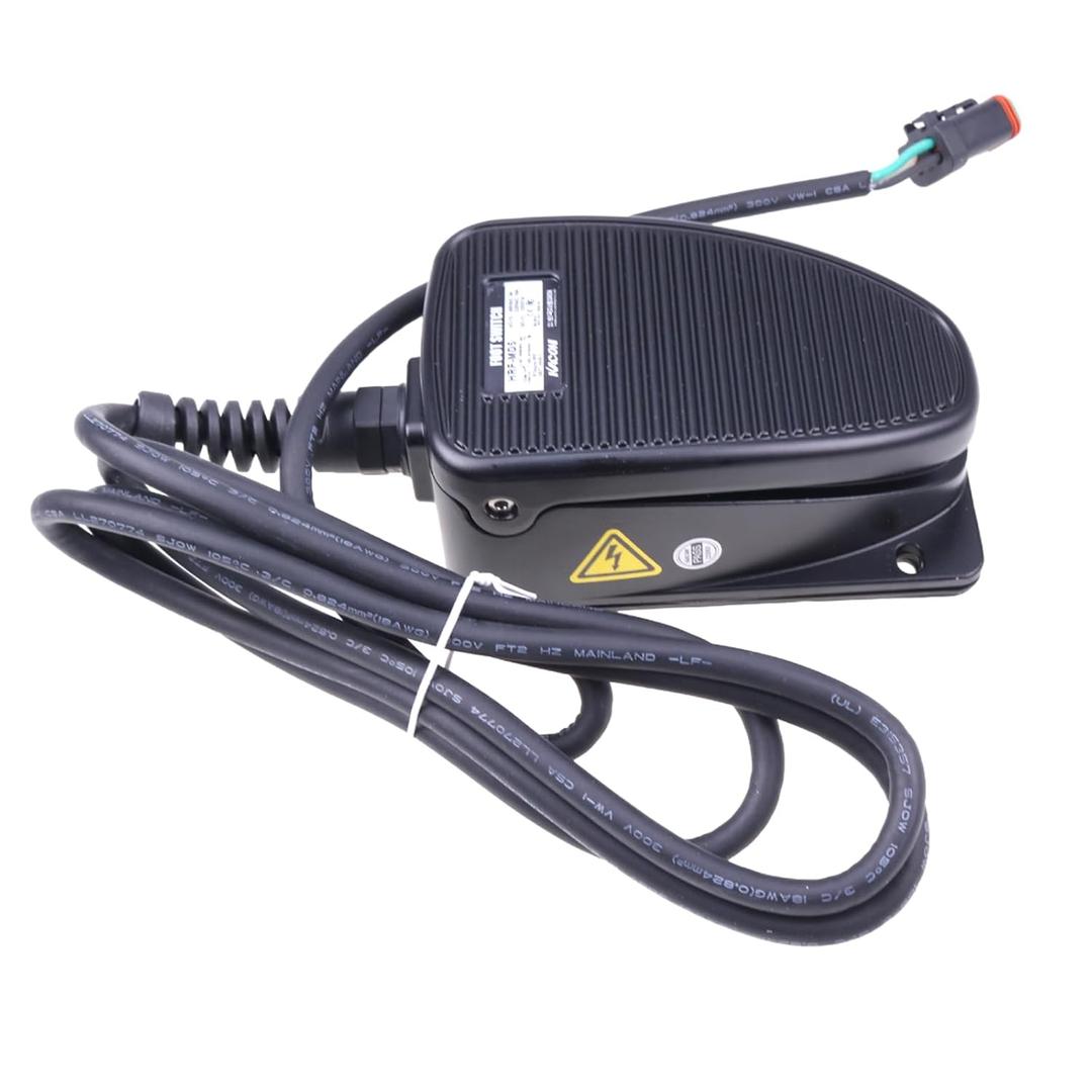 Foot Switch Assembly 227618GT 227618 Compatible for Genie Z-80/60 Z-62/40 Z-45/25 S60 XC S-80 XC SX-105 XC SX-125 XC Replace 228467GT 227515GT Foot Switch Pedal W/Harness