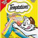 Temptations Creamy Puree Squeezable Lickable Cat Treats, Wet Cat Treats with Chicken, Salmon, and Tuna Variety Pack, 0.42 oz. Tubes, 24 Count