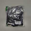 Womens Low Waist Denim Skirt Button Mini Cargo Jean Y2K Skirts with Pockets (Black)