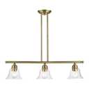 Livex Lighting, 46487-01, Moreland, Linear Chandelier, Antique Brass