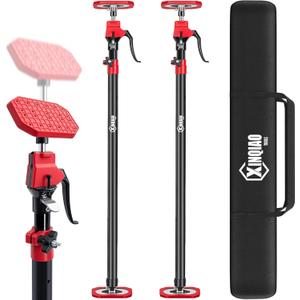 XINQIAO Cabinet Jacks for Installing Cabinets, Heavy Duty Third Hand Tools Adjustable Support Pole from 49.2 in to 114.2 in, 2 PCS