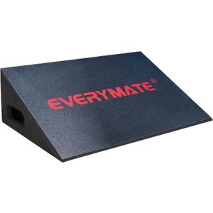 EVERYMATE Heavy-Duty Wooden Slant Boards for Exercise & Calf Stretch  19.7" Wide Incline Board for Squats, Non-Slip Surface, Fixed 25 Angle for Strength & Flexibility Training, 1200 lbs Capacity