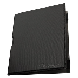 Boogie Board Protective Folio Cover for Blackboard Letter-Size (8.5?x11?) Reusable Notebook, Black (Blackboard Letter Sold Separately)