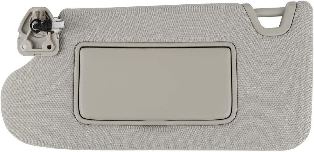 Nakuuly Left Driver Side Sun Visor Gray with Light, Without Sunroof Compatible with Nissan Altima 2013 2014 2015 2016 2017 2018 Replaces # 96401-3TA2A