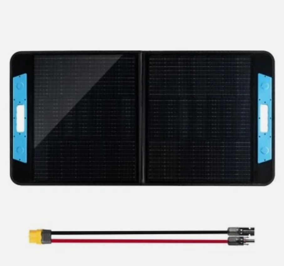 100Watt Foldable Solar Panel 23% Efficiency for Portable Power Station Ultra ...