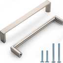 10 Pack 5 Inch(128mm) Kitchen Cabinet Handles Brushed Satin Nickel Cabinet Pulls Kitchen Cabinet Hardware Drawer Pulls for Dresser Cupboard Wardrobe