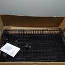 Amazon Basics Large 3-Tier Cat Durable,Pliable Cage Playpen Box Crate Kennel - 35.8"L x 22.4"W x 50.6"H, Black